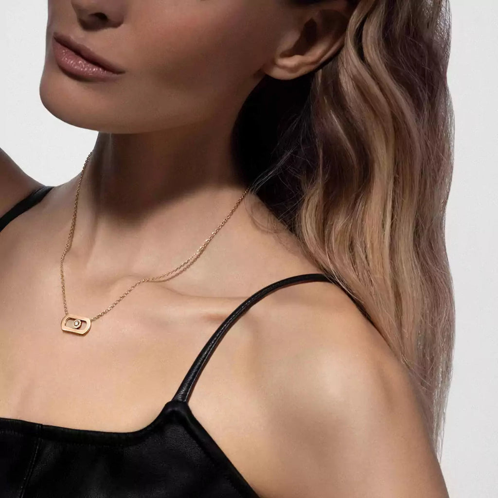 [Loco]So Move Diamond Necklace in Gold