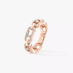 [Loco]Move Link Pave_-Set Diamond Ring in Gold