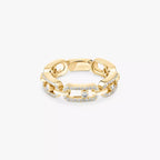 [Loco]Move Link Pave_-Set Diamond Ring in Gold