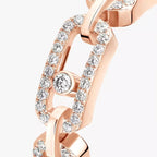 [Loco]Move Link Pave_-Set Diamond Ring in Gold