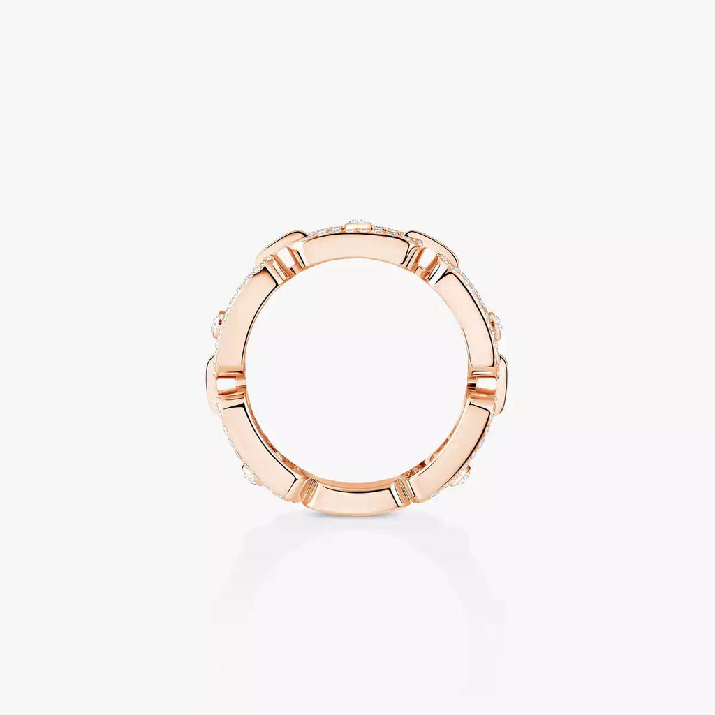 [Loco]Move Link Pave_-Set Diamond Ring in Gold