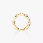 [Loco]Move Link Pave_-Set Diamond Ring in Gold