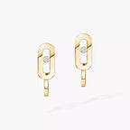 [Loco]Diamond Mini Hoop Earrings Move Classique