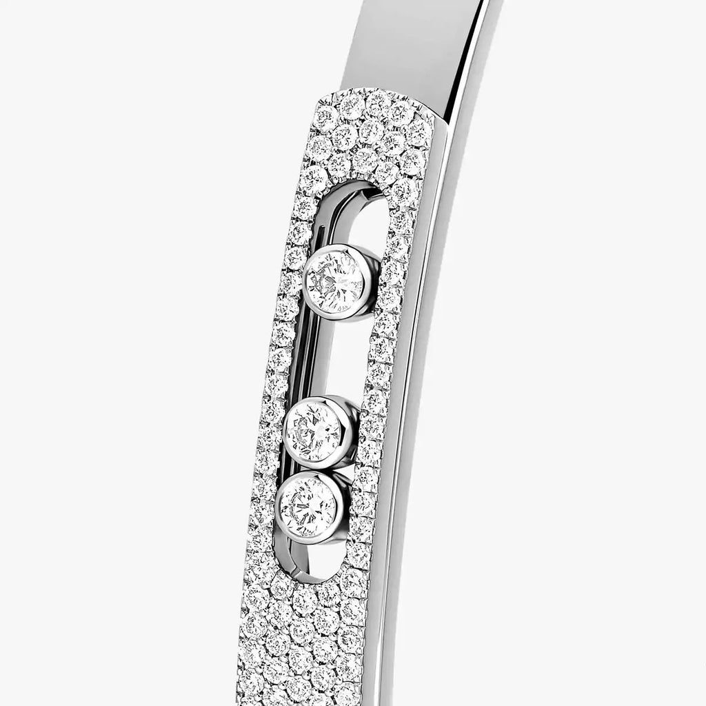 [Loco]Move Noa Rose Gold Pavé Diamond Bangle Bracelet