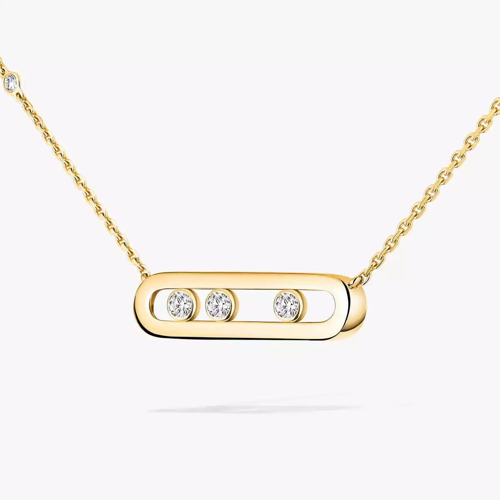 [Loco jewelrys] Baby Move Gold Diamond Necklace