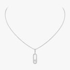 [Loco jewelrys]Move Uno Diamond Necklace in Rose Gold