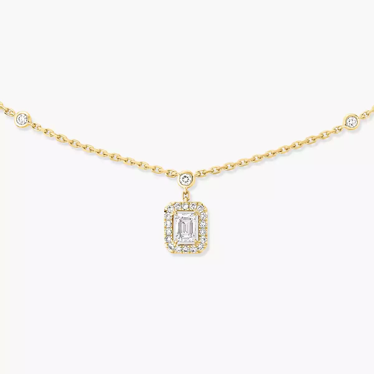[Loco jewelrys]My Twin Diamond Necklace in Silver