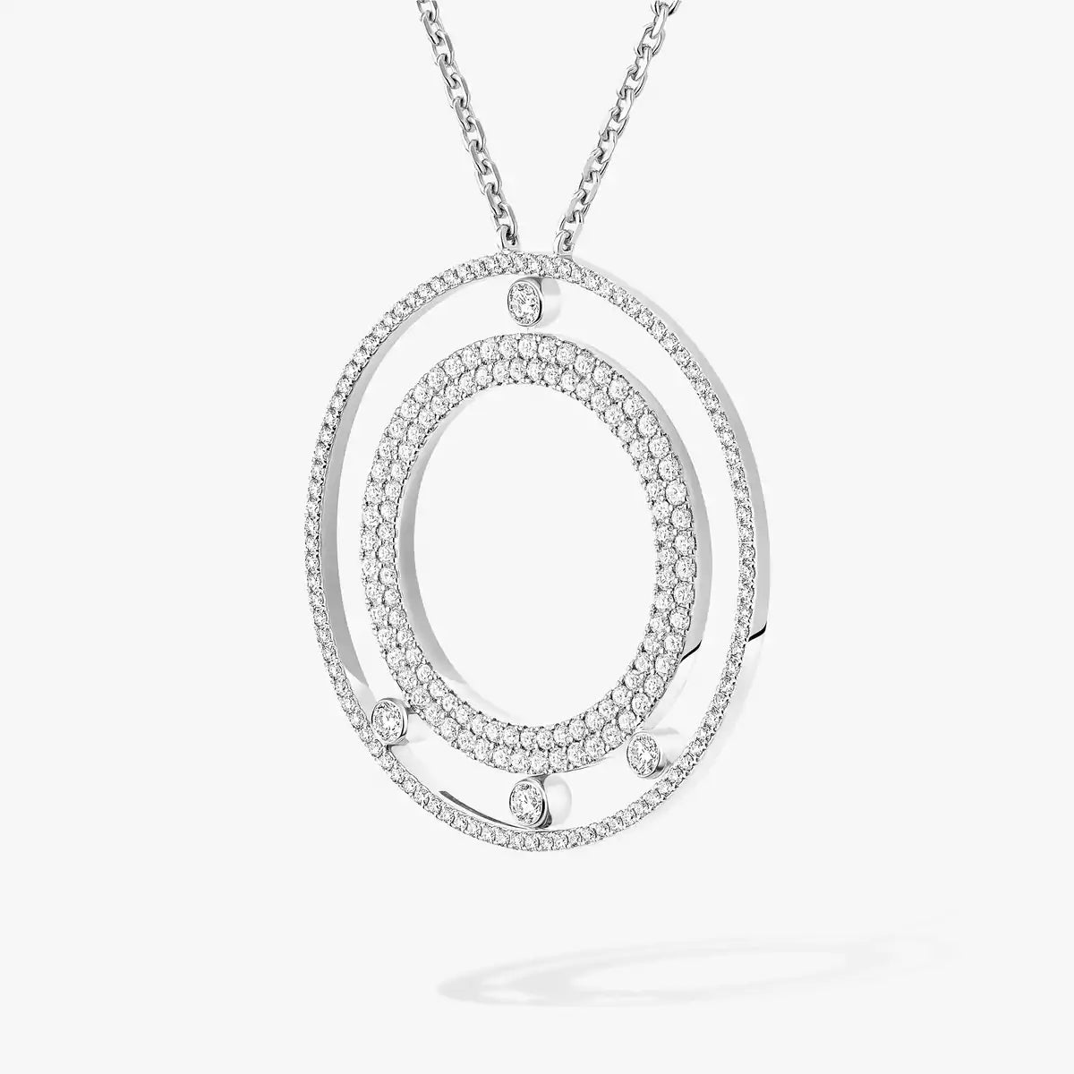 [Loco]Move Romane Long Pave_-Set Diamond Necklace