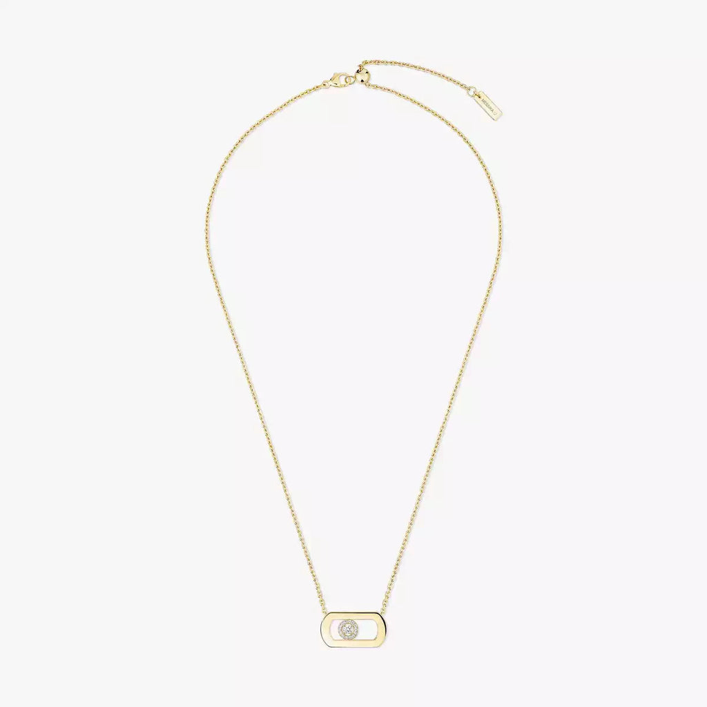 [Loco jewelrys]So Move Diamond Necklace in Gold