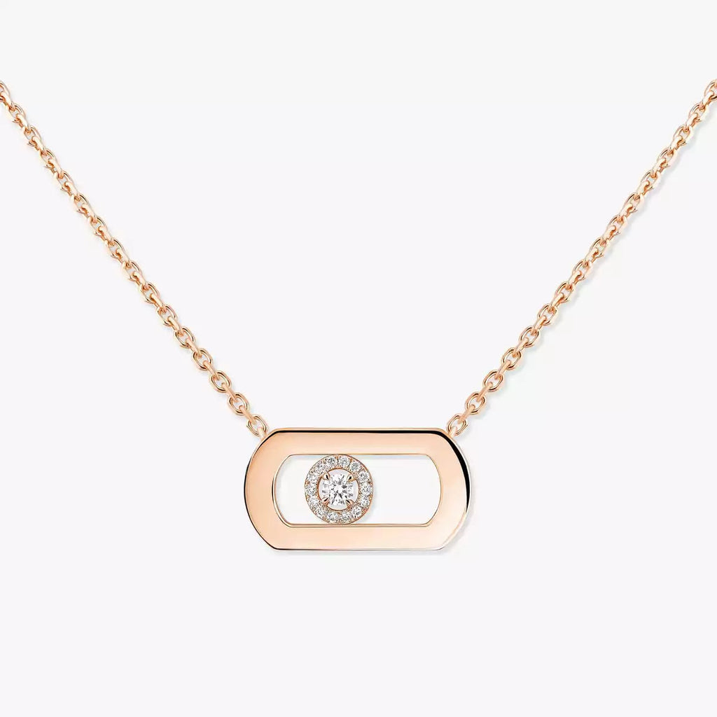 [Loco jewelrys]So Move Diamond Necklace in Gold