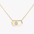 [Loco]So Move Diamond Necklace in Gold