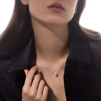 [Loco]Diamond Necklace 0,20ct Brilliant Shape Joy
