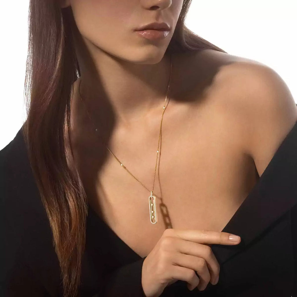 [Loco jewelrys]Diamond Necklace Move 10Th