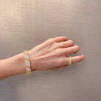 [Loco JURI]  FIVE-ROW DIAMOND BRACELET
