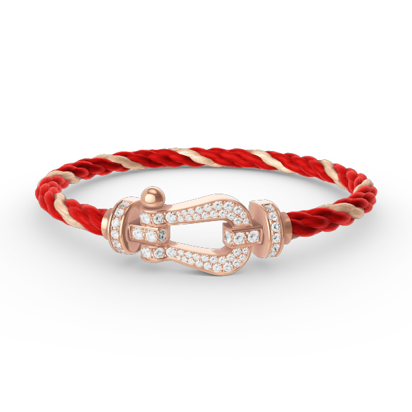 ¡®Loco¡¯FORCE LARGE HORSESHOE FULL DIAMOND BRACELET ROSE GOLD