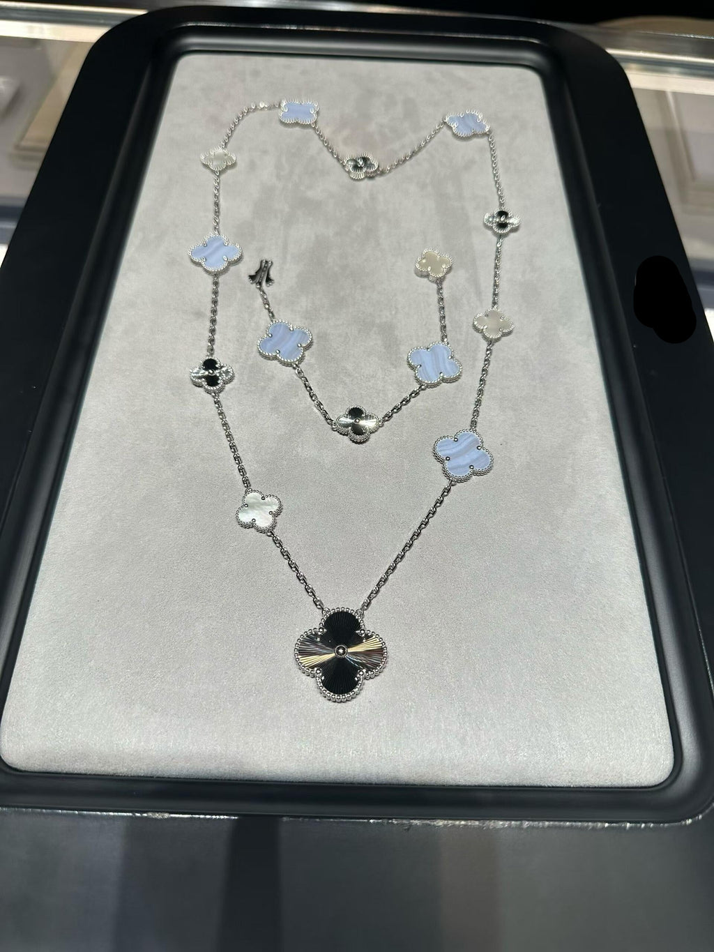 [¡®Loco¡¯] 25 NEW CLOVER 15 MOTIFS PURPLE CHALCEDONY