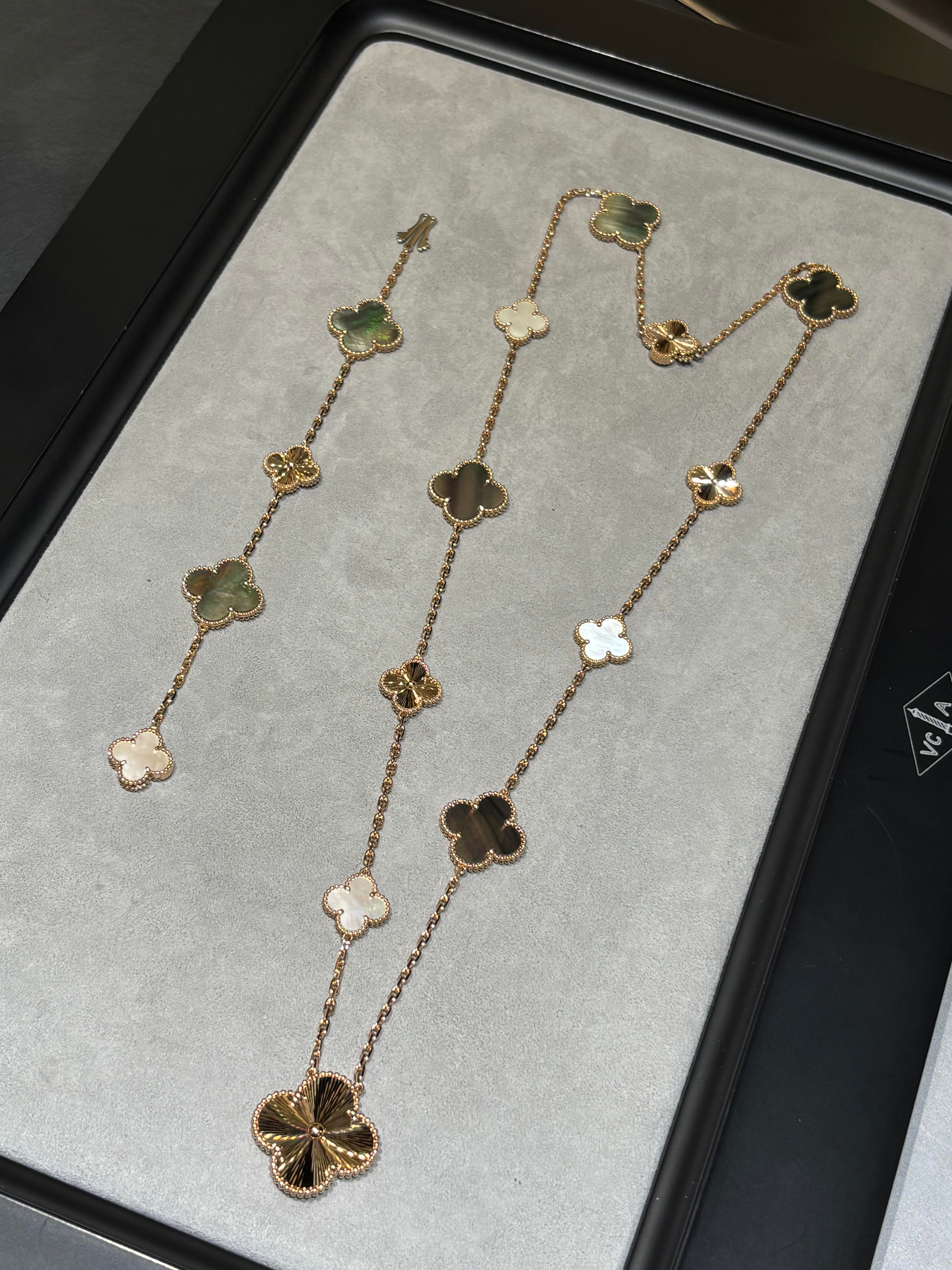 [¡®Loco¡¯] 25 NEW CLOVER 15 MOTIFS GRAY MOTHER-OF-PEARL