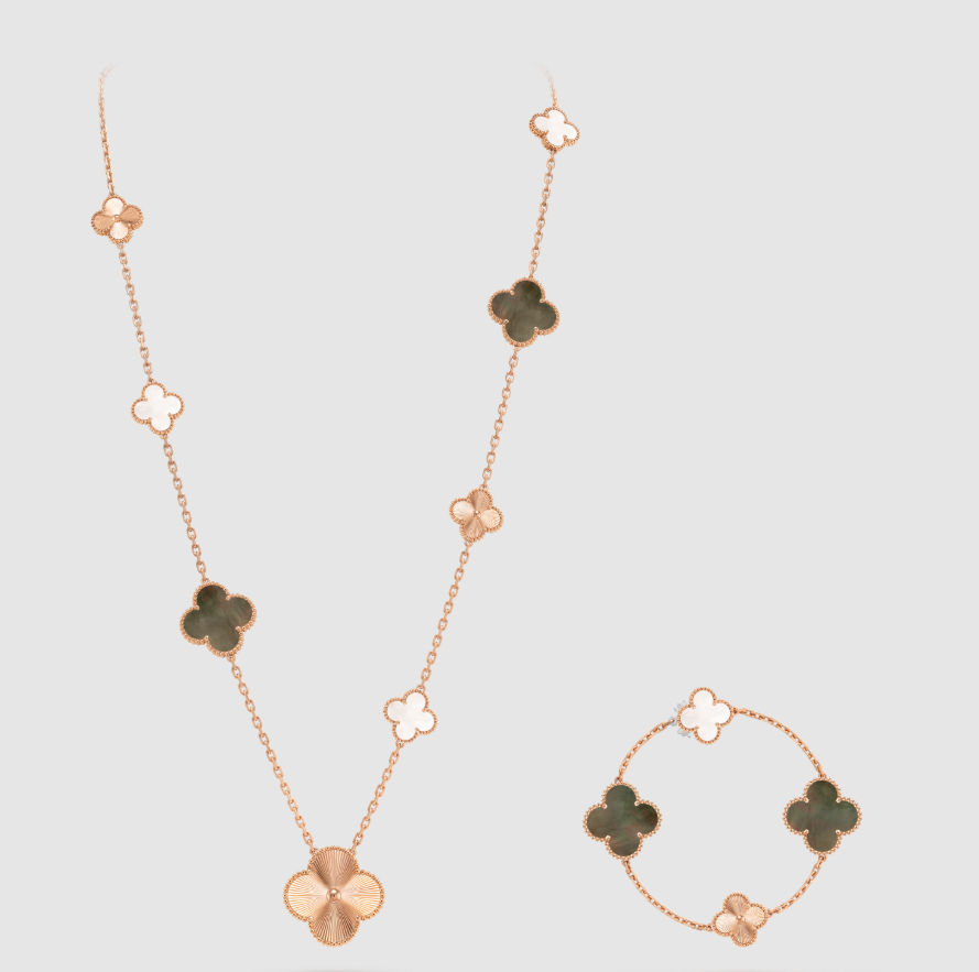 [¡®Loco¡¯] 25 NEW CLOVER 15 MOTIFS GRAY MOTHER-OF-PEARL