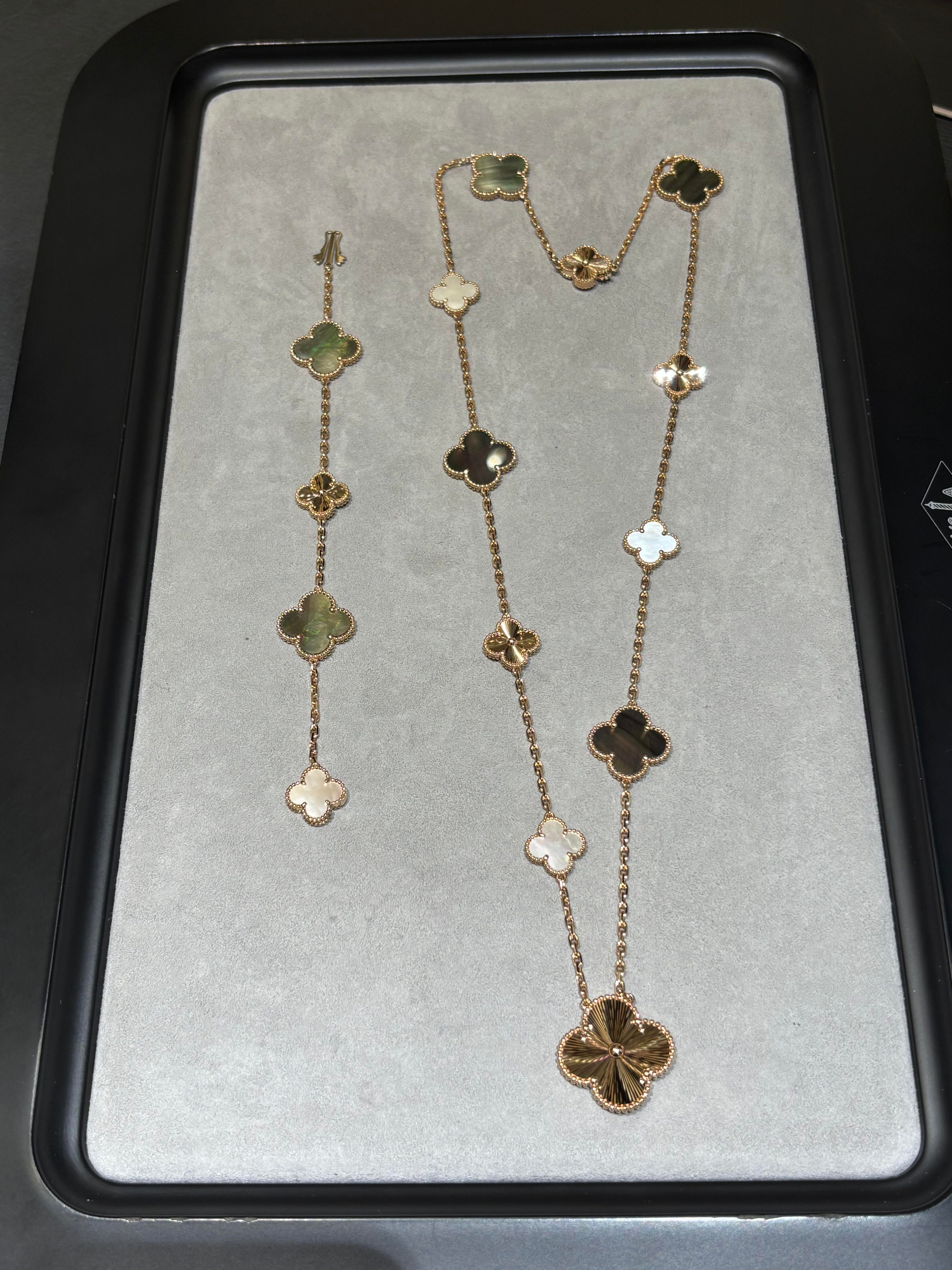 [¡®Loco¡¯] 25 NEW CLOVER 15 MOTIFS GRAY MOTHER-OF-PEARL