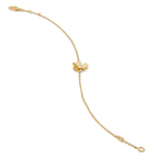 ¡®Loco¡¯FRIVOLE GOLD FLOWER PINK MALACHITE BRACELET