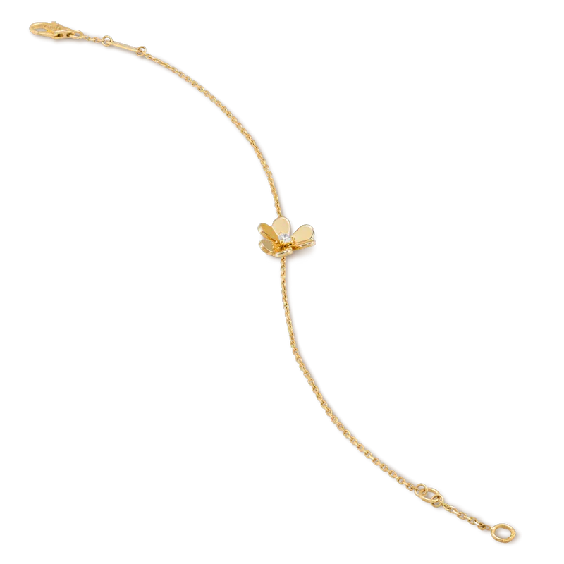¡®Loco¡¯FRIVOLE GOLD FLOWER PINK MALACHITE BRACELET