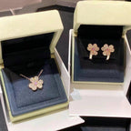 ¡®Loco¡¯FRIVOLE ROSE GOLD FLOWER DIAMOND NECKLACE