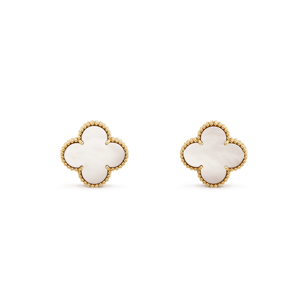 ¡®Loco¡¯CLOVER MINI GOLD EARRINGS