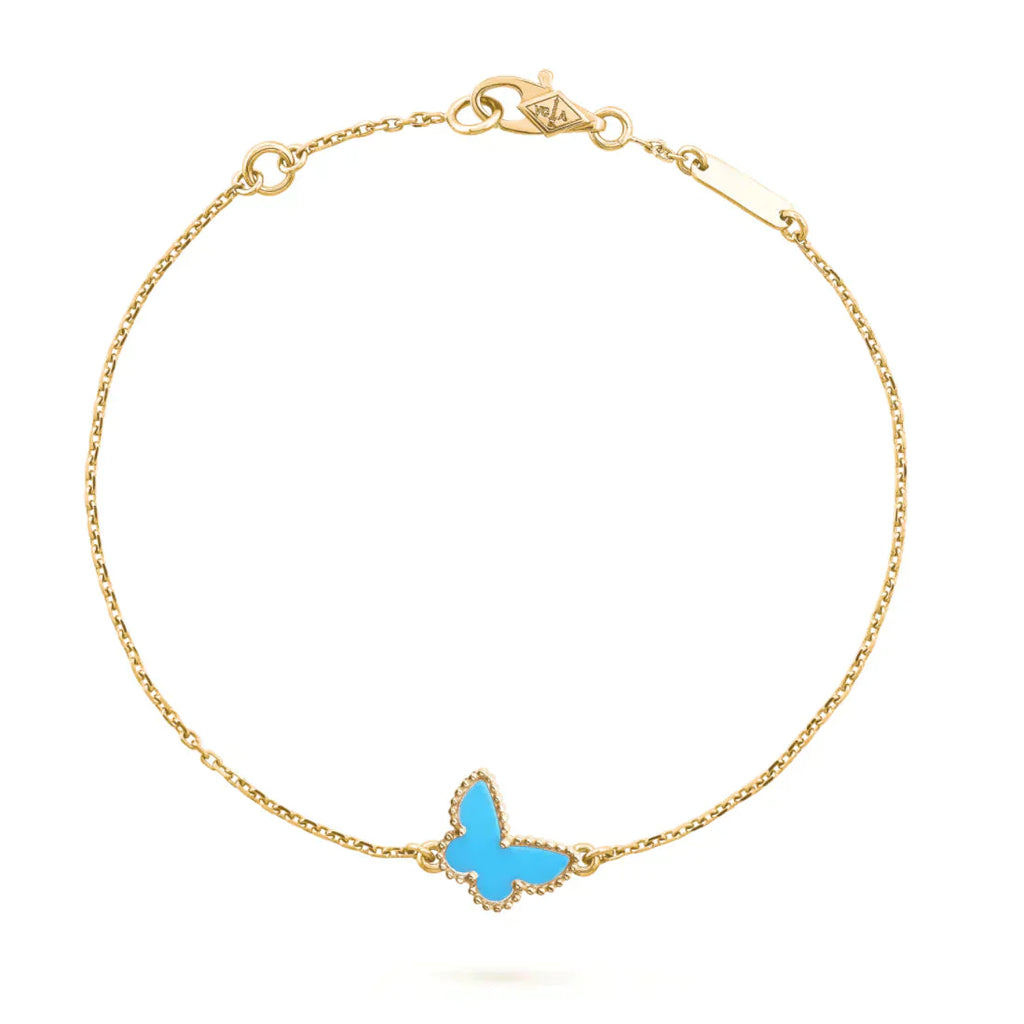 ¡®Loco¡¯BUTTERFLY TURQUOISE BUTTERFLY BRACELET
