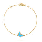 ¡®Loco¡¯BUTTERFLY TURQUOISE BUTTERFLY BRACELET