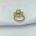 ¡®Loco¡¯SWEET CLOVER WHITE MOP RING