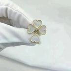 ¡®Loco¡¯SWEET CLOVER WHITE MOP RING