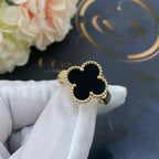 ¡®Loco¡¯CLOVER ONYX RING