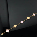[Loco]New  CLOVER 5 MOTIFS  PINK MOP BRACELET COLLECTION