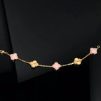 [Loco]New  CLOVER 5 MOTIFS  PINK MOP BRACELET COLLECTION