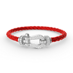 ¡®Loco¡¯FORCE LARGE HORSESHOE FULL DIAMOND BRACELET SILVER